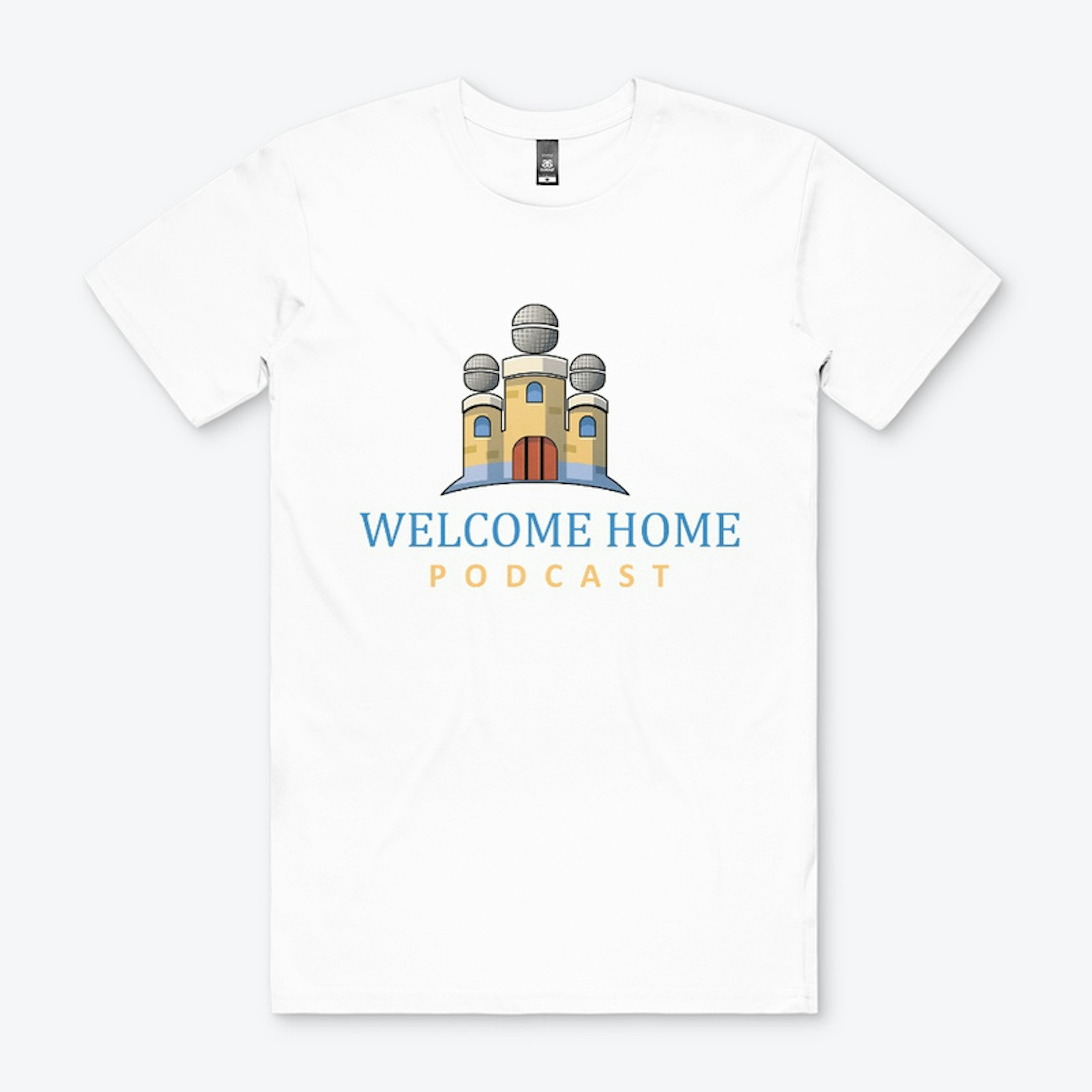 Welcome Home Podcast New Logo With Mic