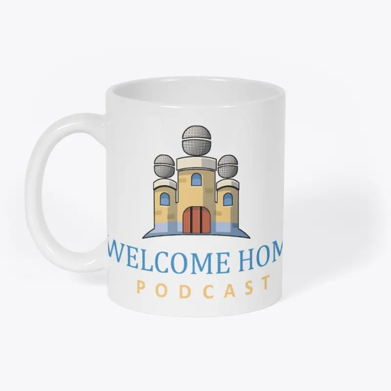 Welcome Home Podcast New Logo With Mic